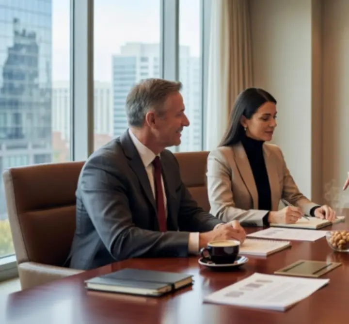 Consultation meeting for event catering planning